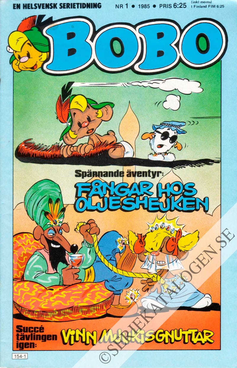 Framsida på Bobo #1 (1985)