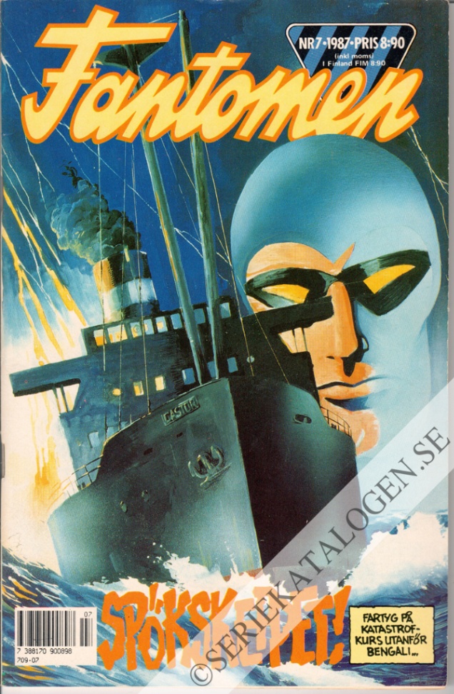 Framsida på Fantomen #7 (1987)