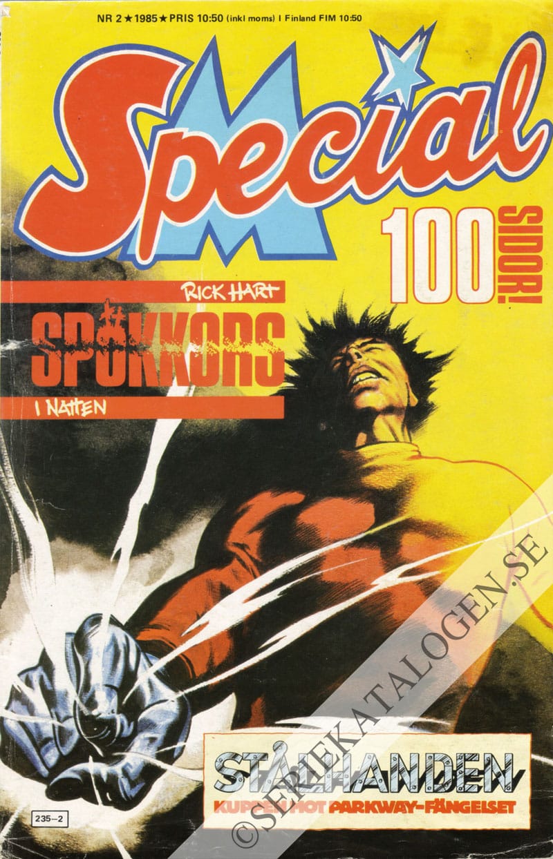 Framsida på Seriemagasinet specialalbum #2 (1985)