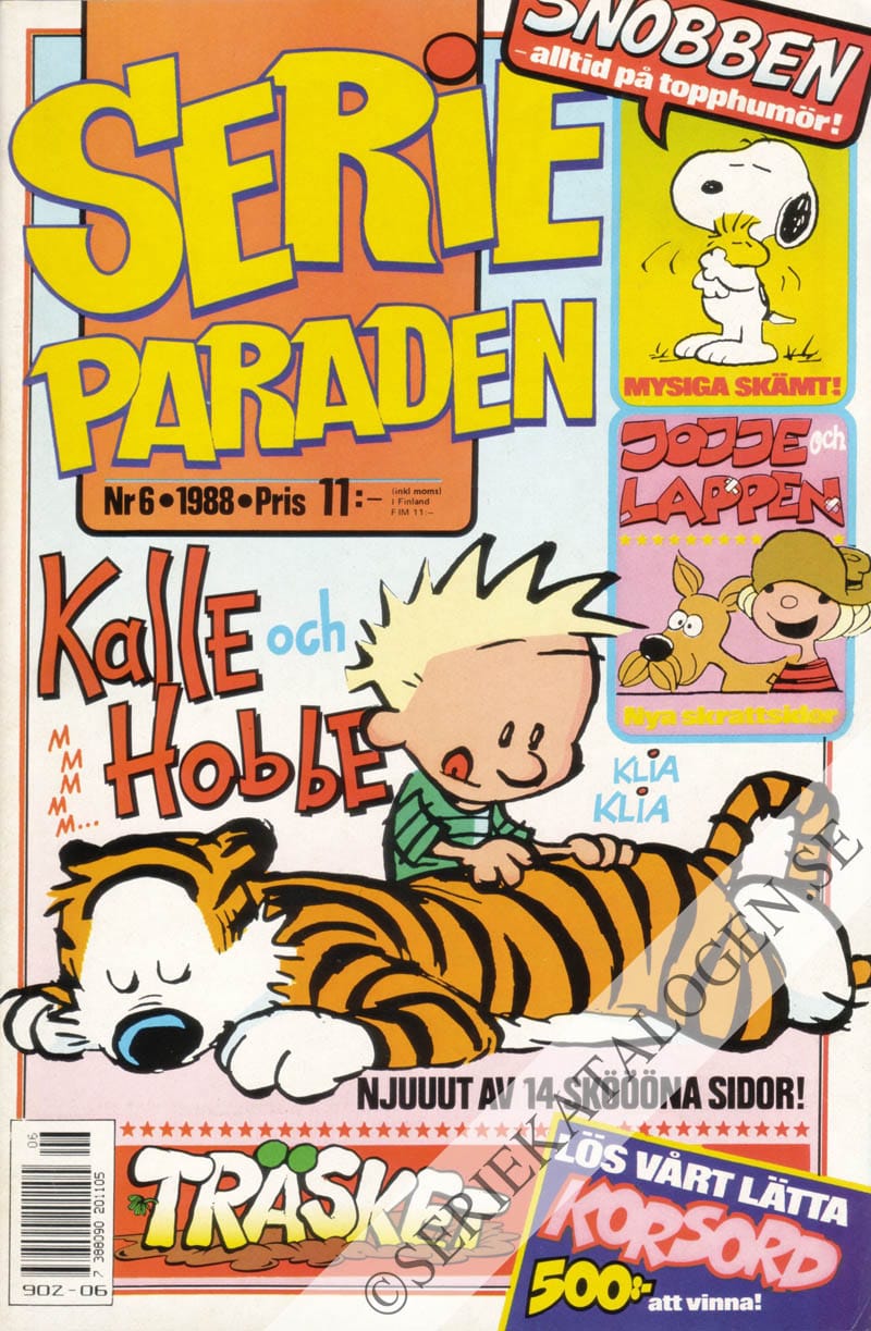 Framsida på Serie-paraden #6 (1988)