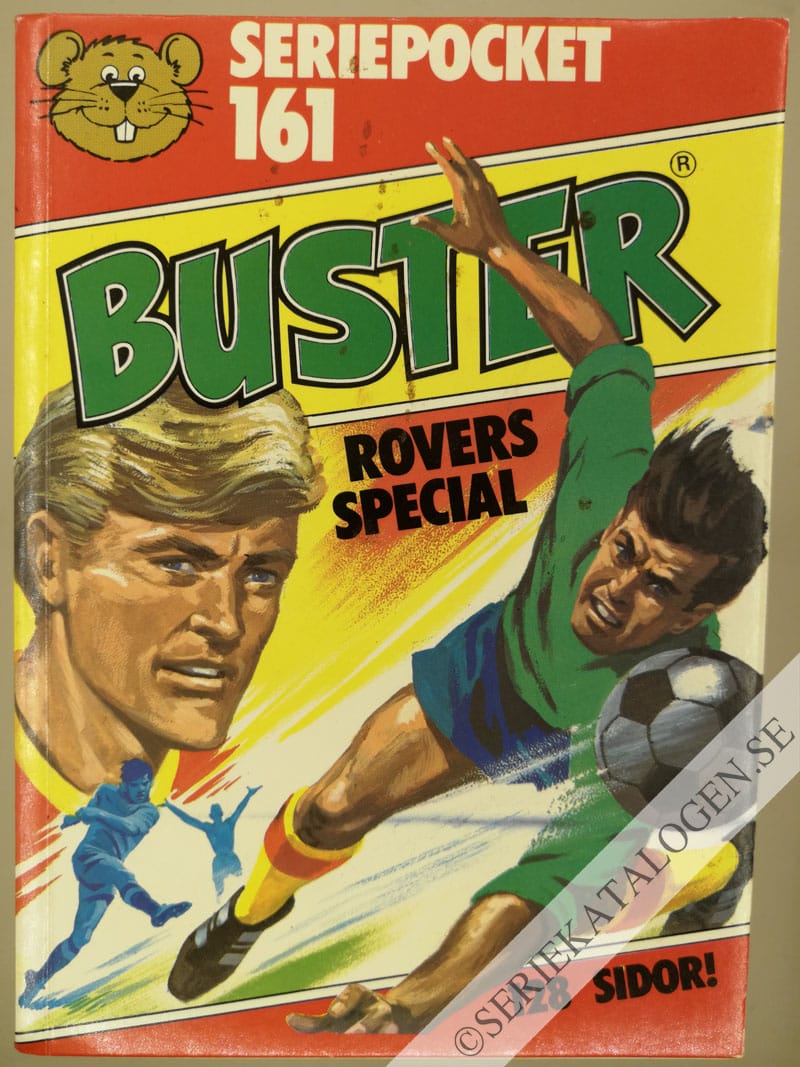 Framsida på Seriepocket #161 - Buster (1986)