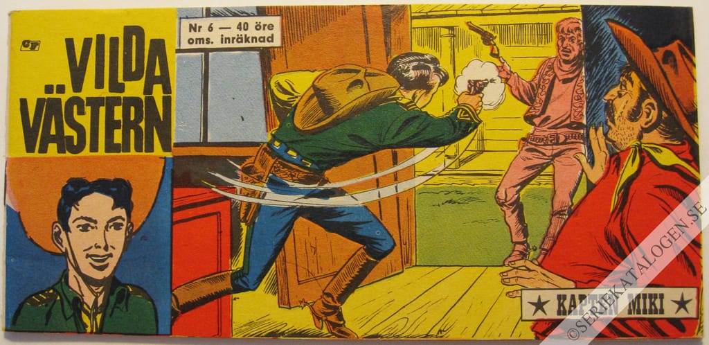 Framsida på Vilda Västern #6 (1964)