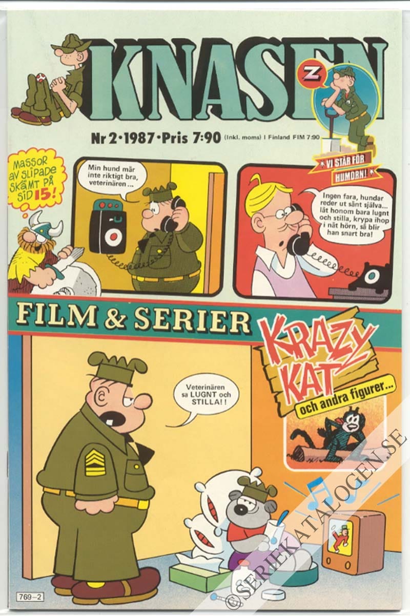 Framsida på Knasen #2 (1987)