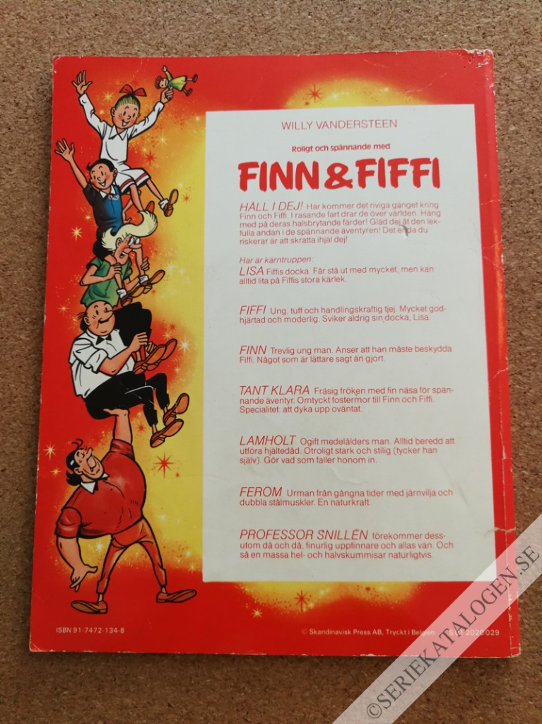 Baksida på Den flygande apan (1979)