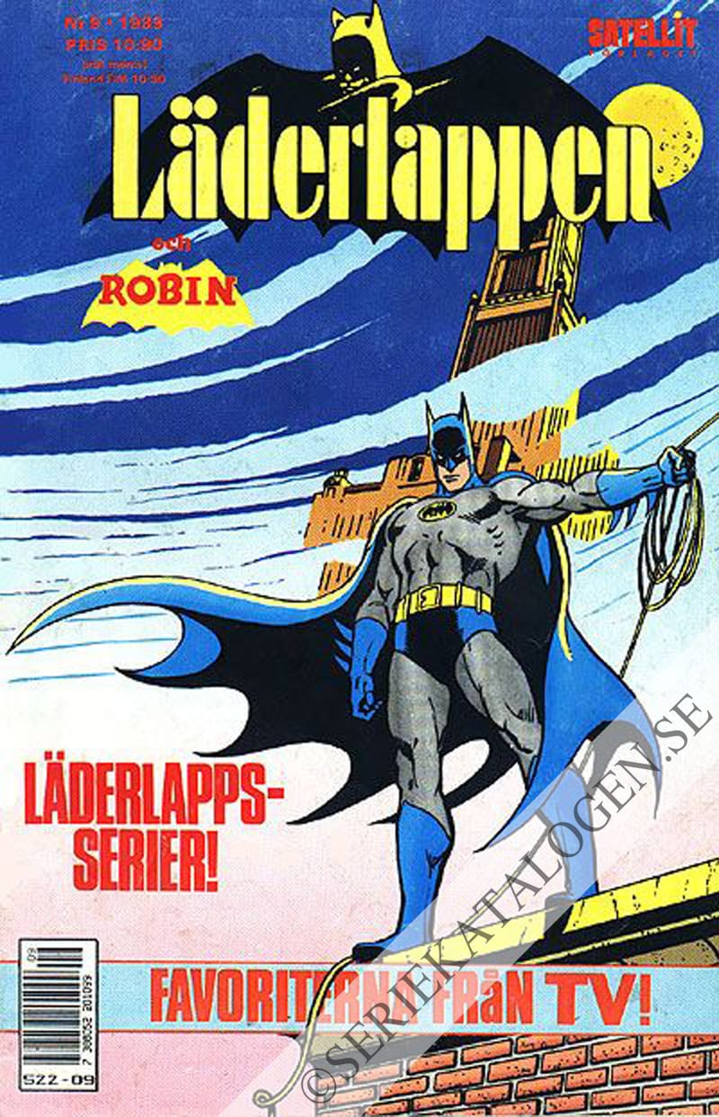 Framsida på Läderlappen och Robin #9 (1989)