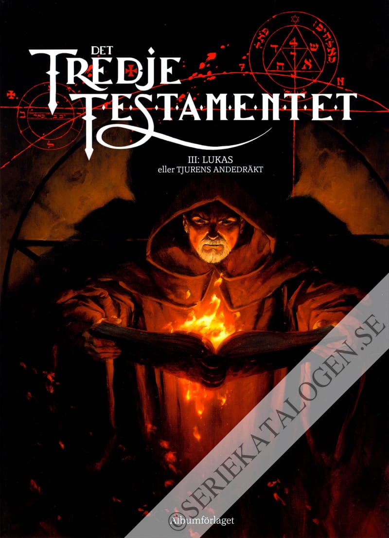 Framsida på Det tredje testamentet Lukas eller Tjurens andedräkt (2009)
