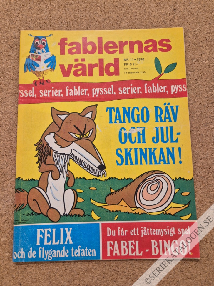 Framsida på Fablernas värld #11 (1970)