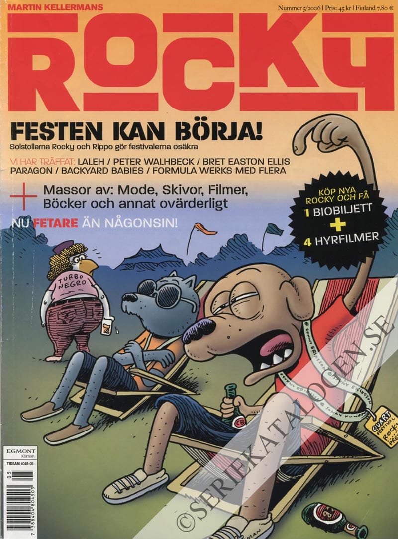 Framsida på Martin Kellermans Rocky Festen kan börja! (2006)