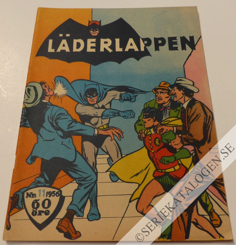 Framsida på Läderlappen och Robin #11 (1956)