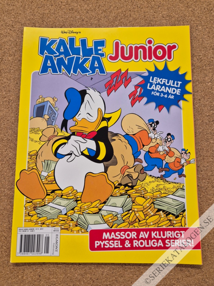 Framsida på Kalle Anka junior #5 (2017)