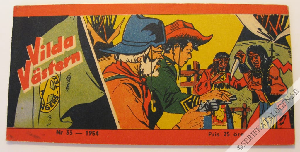 Framsida på Vilda Västern #33 (1954)
