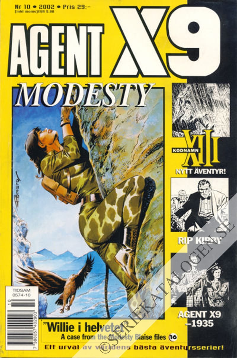 Framsida på Agent X9 #10 (2002)
