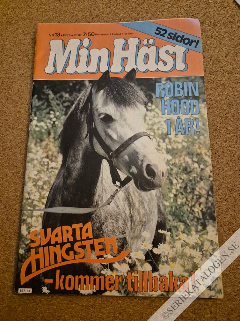 Framsida på Min häst #13 (1983)