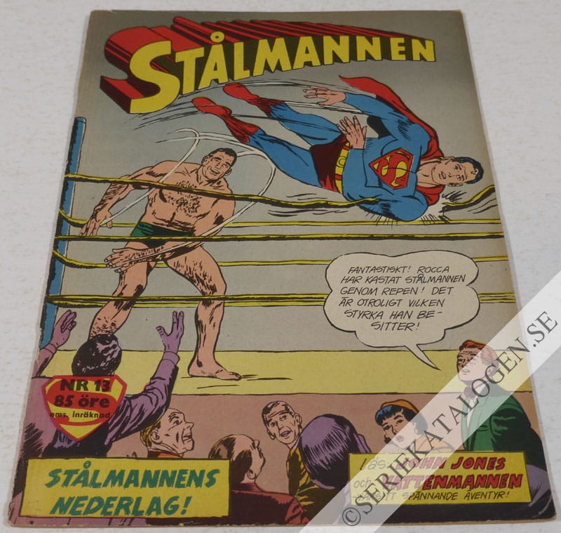 Framsida på Stålmannen #13 (1962)