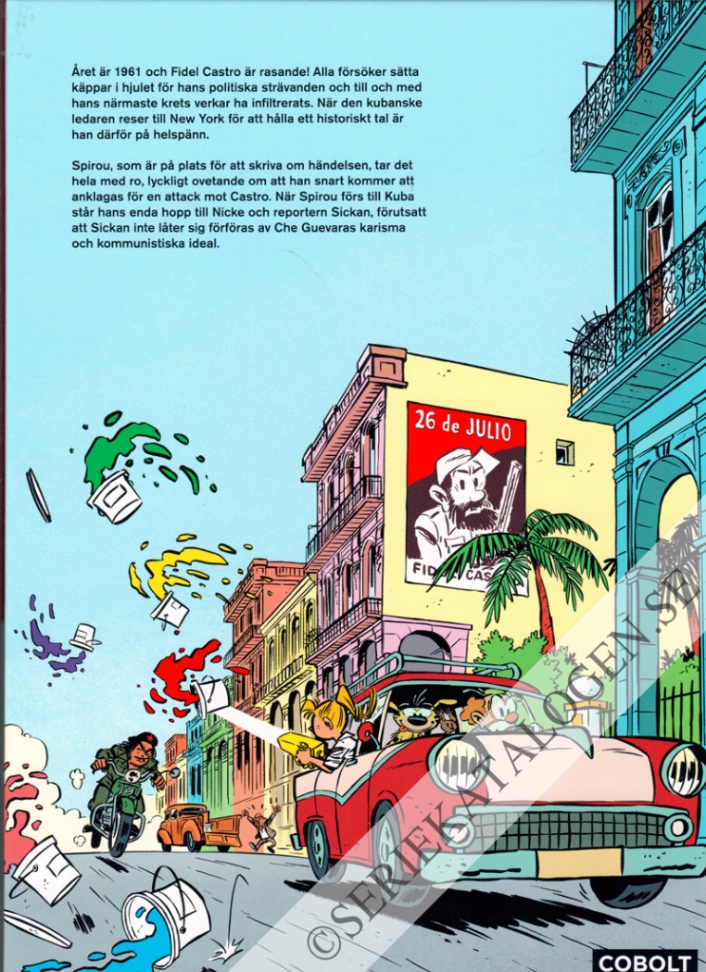 Baksida på Spirou på Kuba (2025)