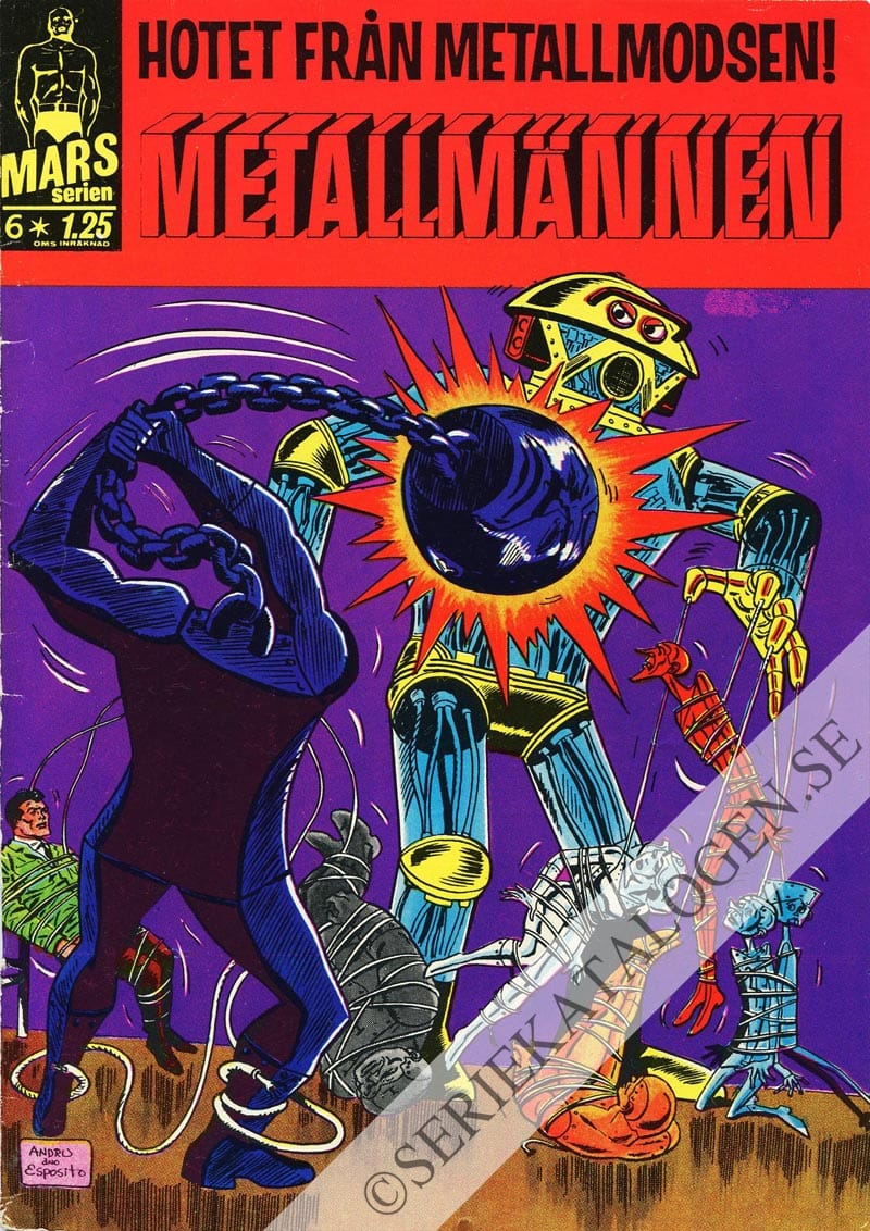 Framsida på Mars-serien #6 (1968)