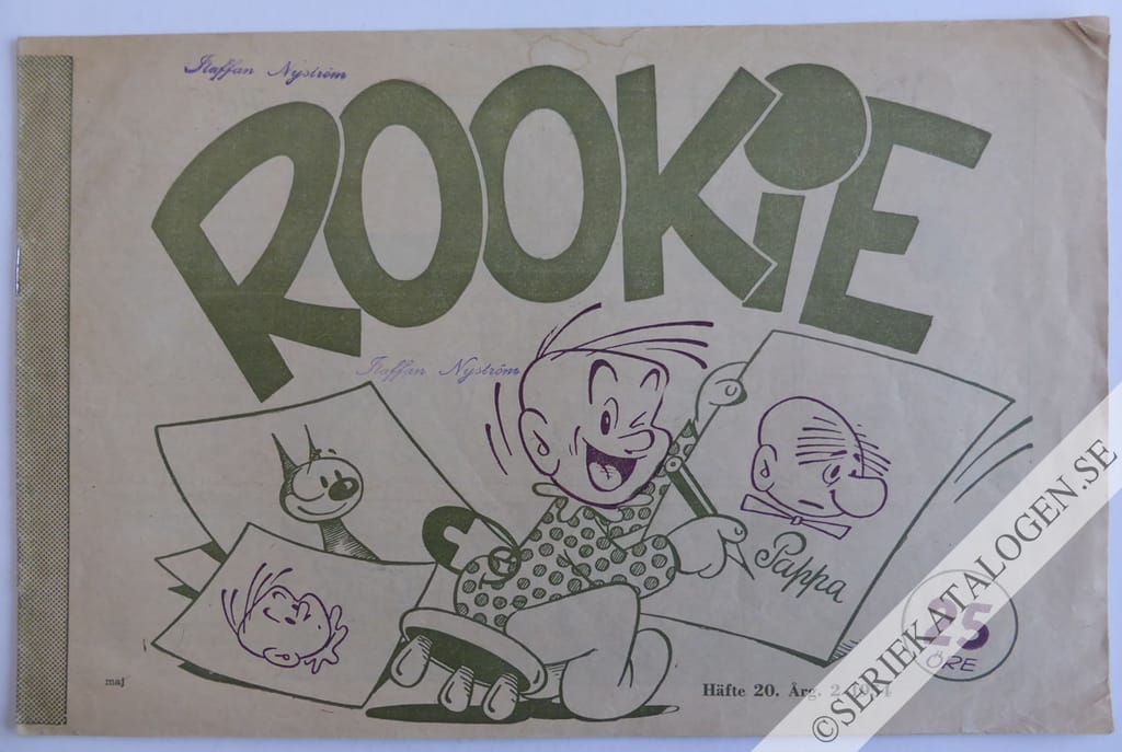 Framsida på Rookie #20 (1954)