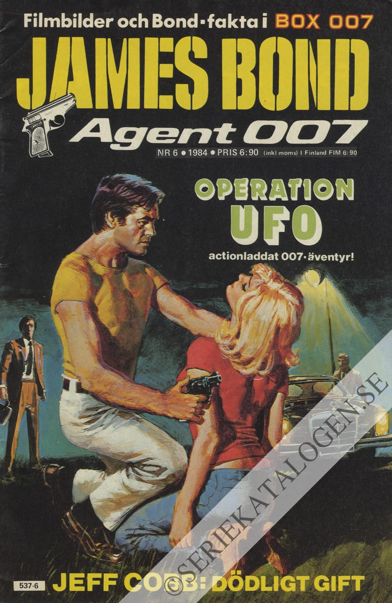 Framsida på James Bond agent 007 #6 (1984)
