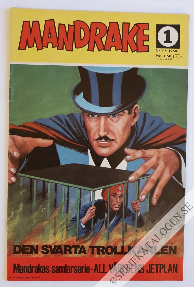 Framsida på Mandrake #1 (1968)