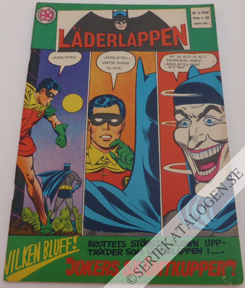 Framsida på Läderlappen och Robin #2 (1966)