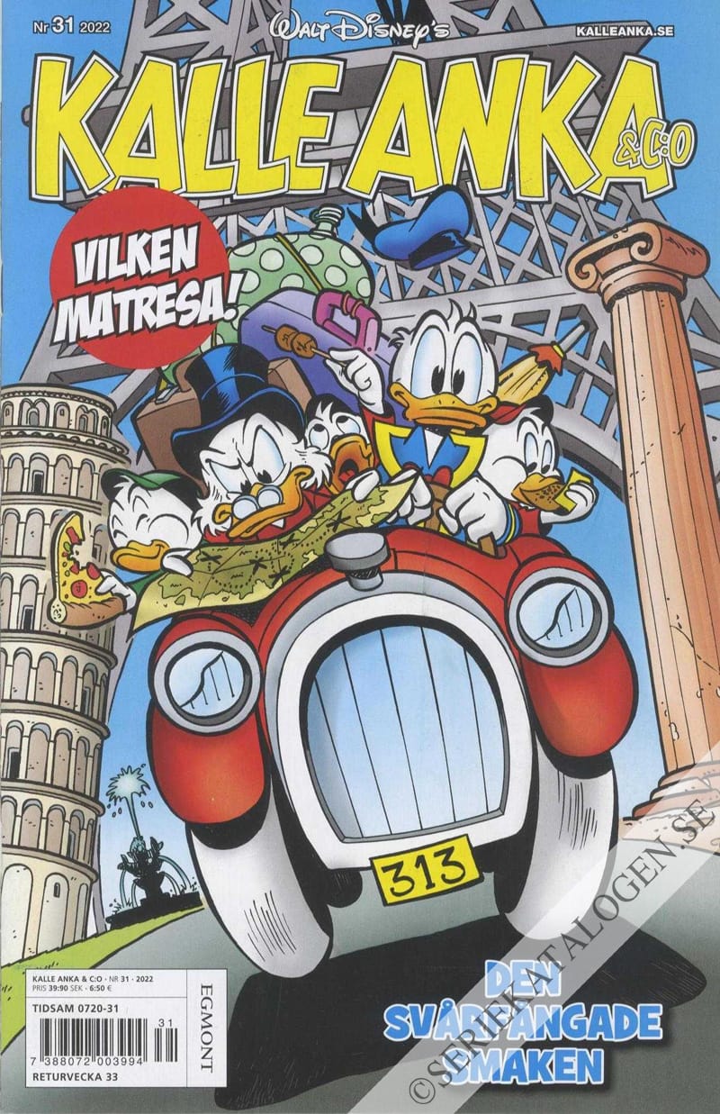 Framsida på Kalle Anka & C:o #31 (2022)