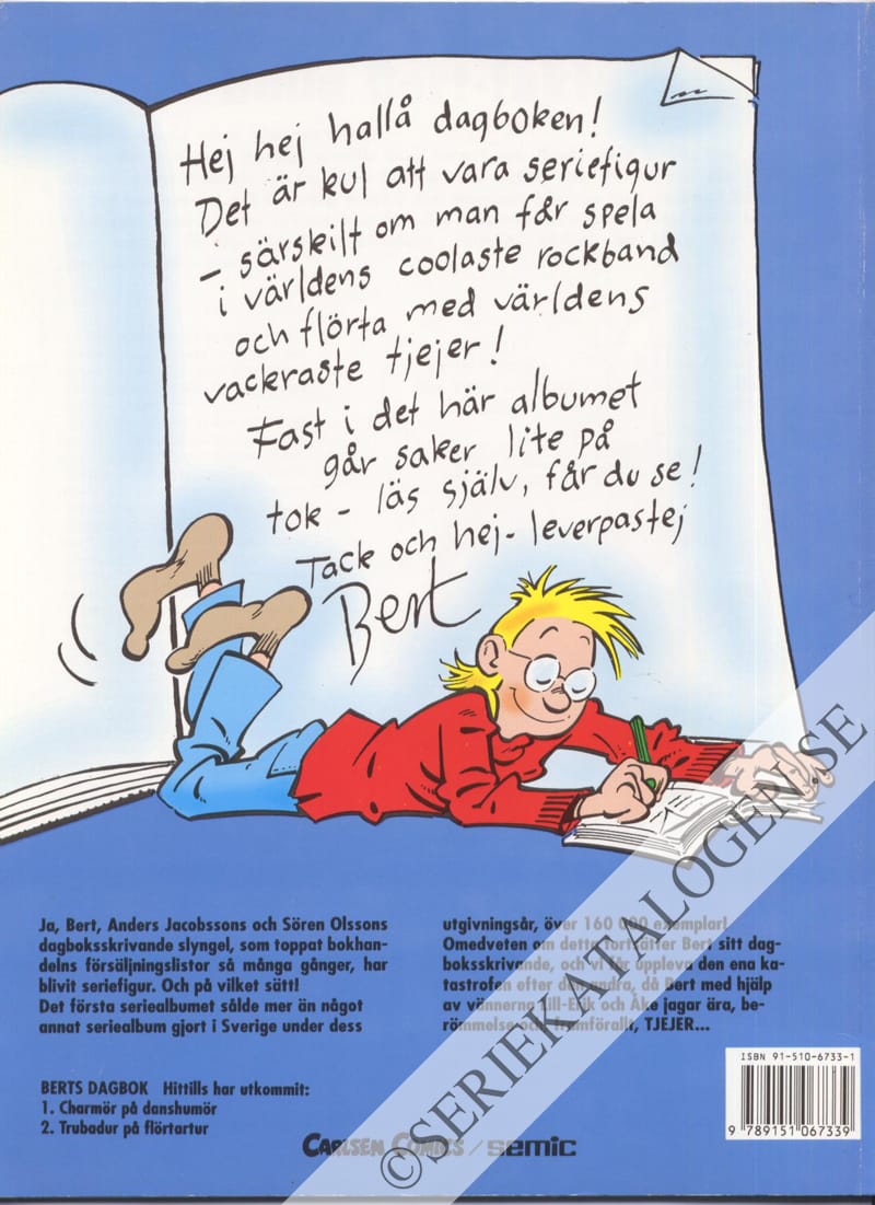 Baksida på Trubadur på flörtartur (1993)