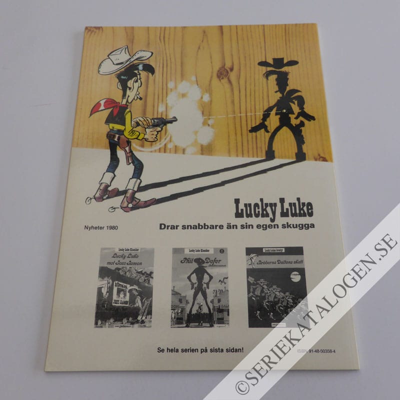 Baksida på Lucky Luke mot Joss Jamon (1980)