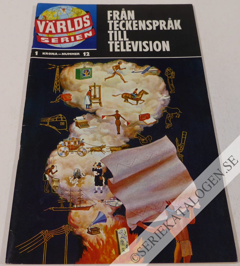 Framsida på Världsserien Från teckenspråk till television (1961)