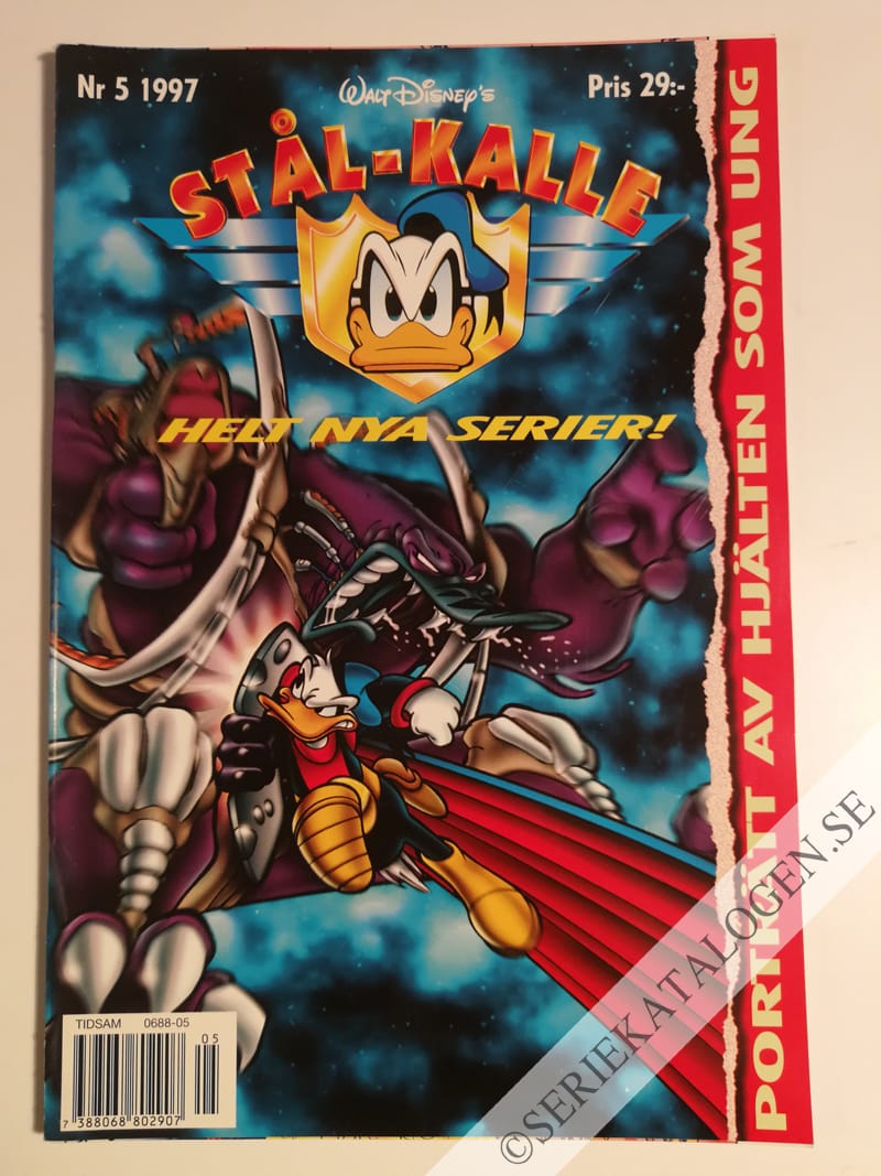 Framsida på Stål-Kalle Porträtt av hjälten som ung (1997)
