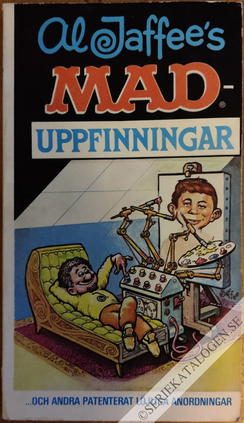 Framsida på MAD-pocket Al Jaffee's MAD-uppfinningar (1979)