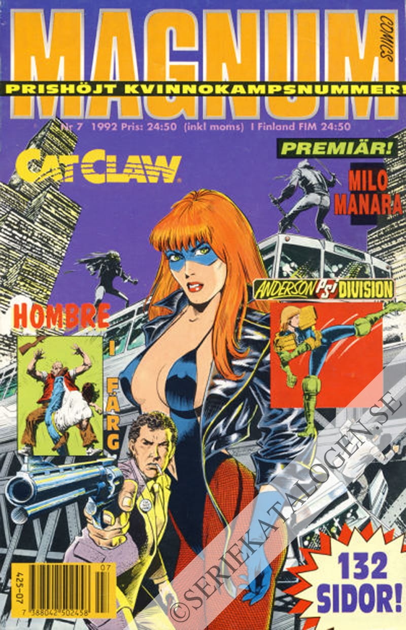 Framsida på Magnum comics #7 (1992)