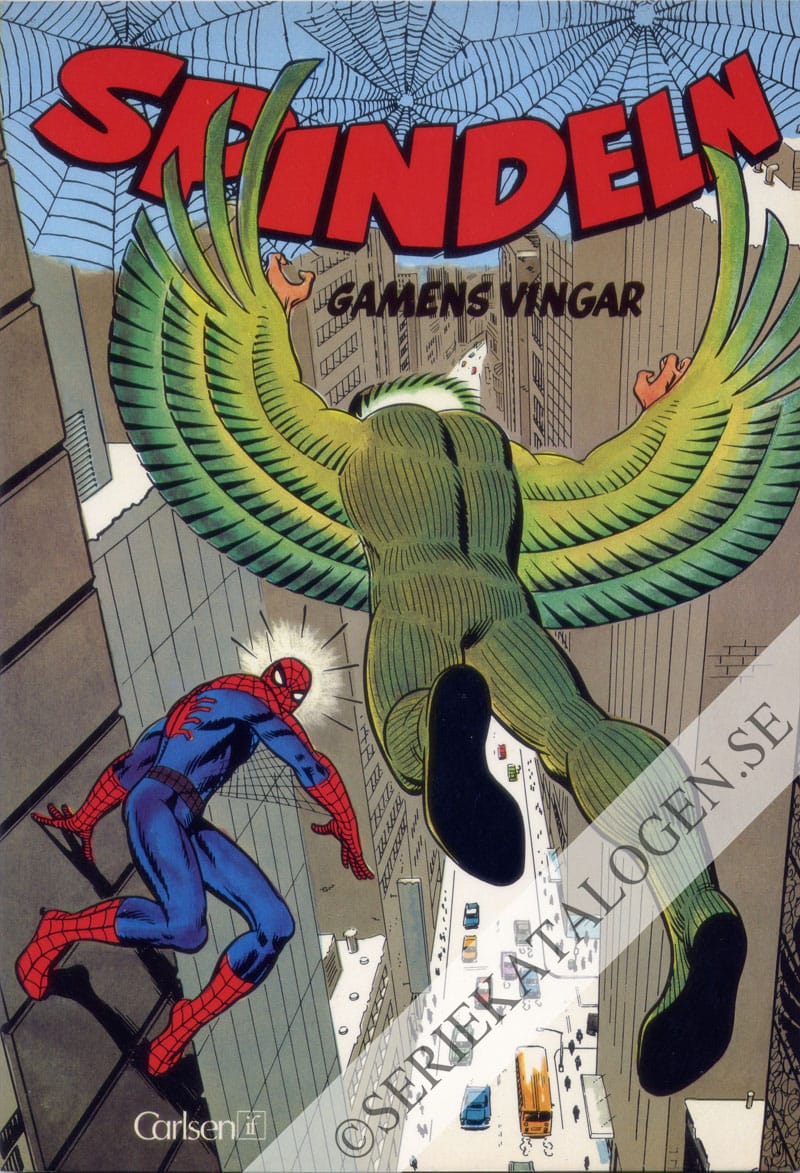 Framsida på Spindeln Gamens vingar (1979)