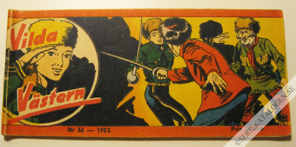Framsida på Vilda Västern #36 (1953)