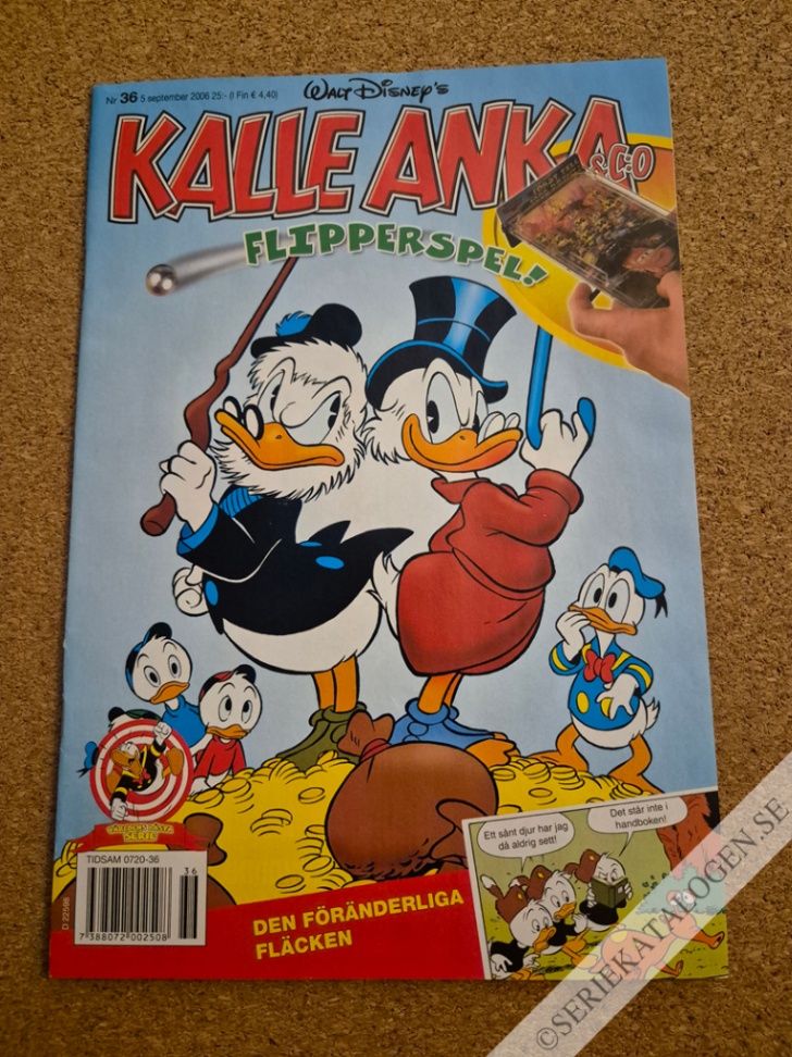 Framsida på Kalle Anka & C:o #36 (2006)