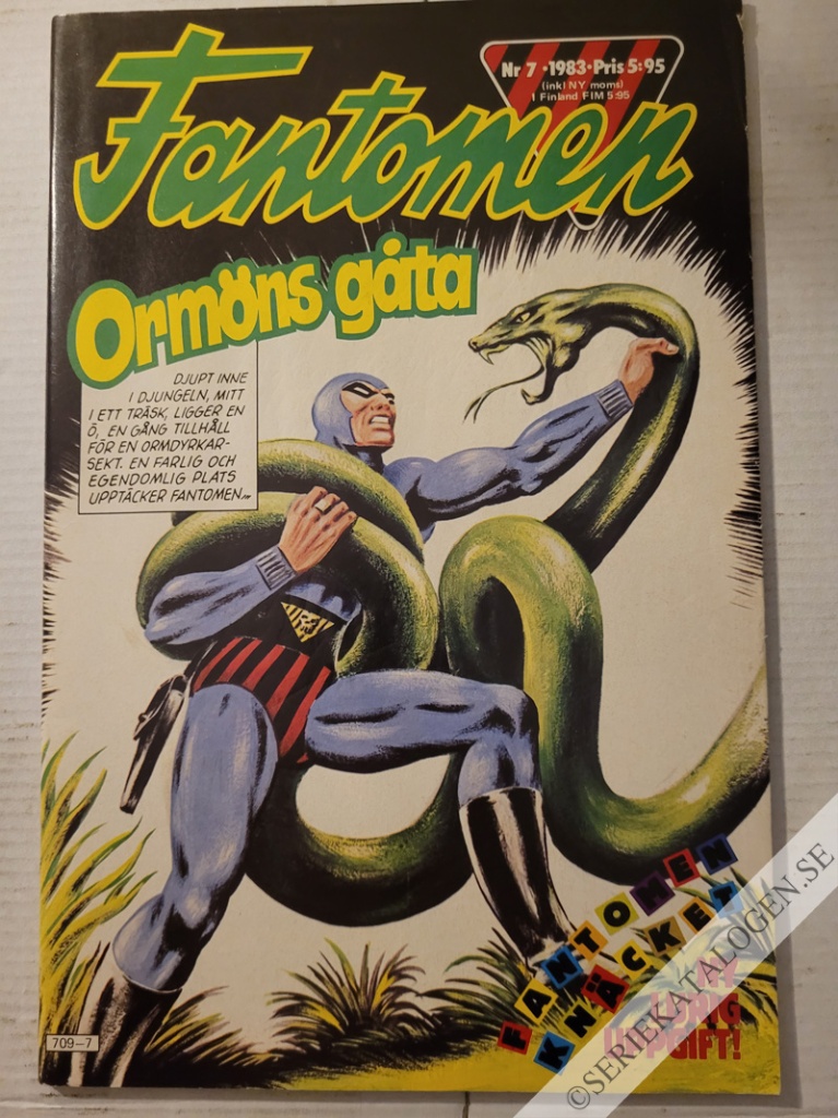Framsida på Fantomen #7 (1983)