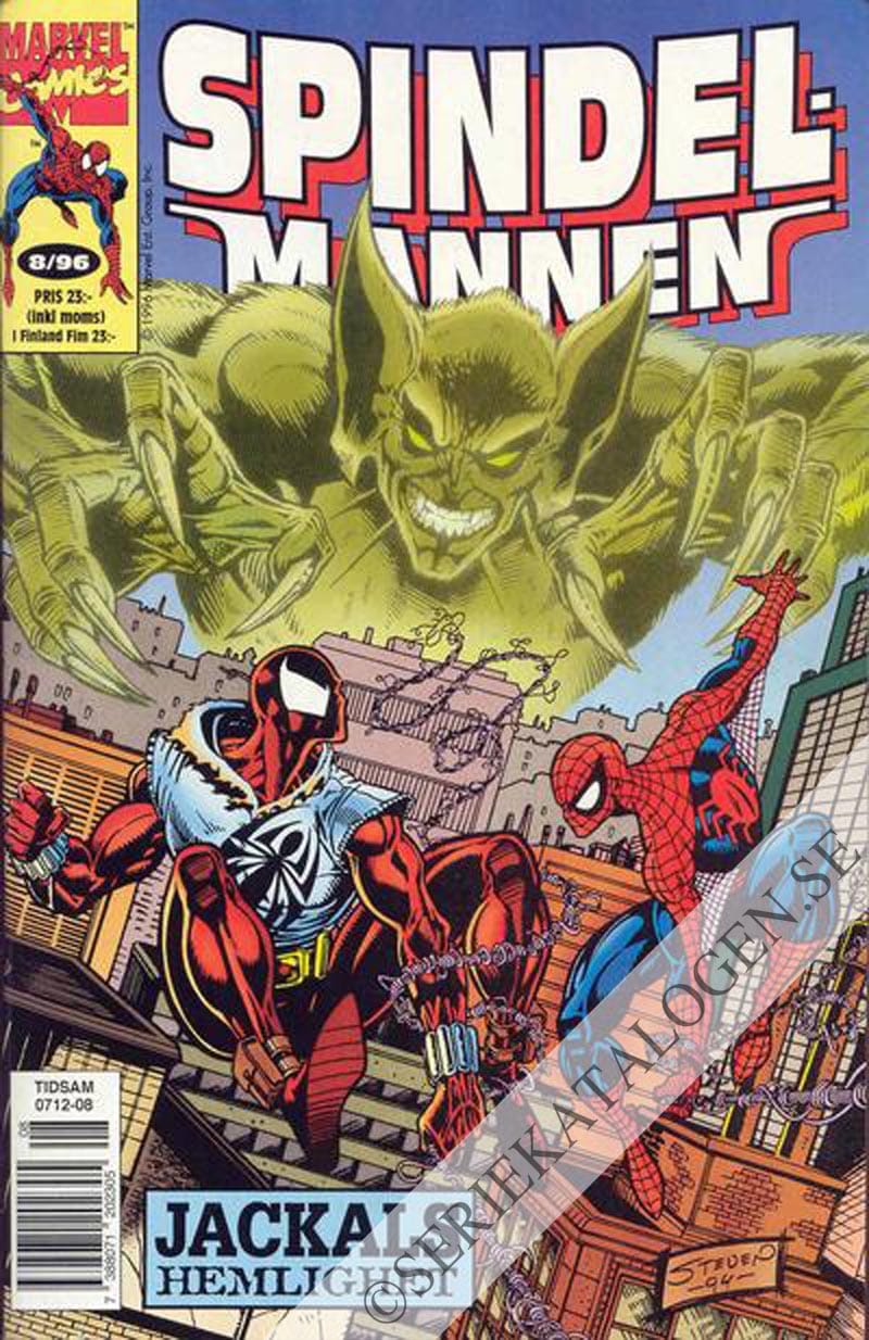 Framsida på Spindelmannen #8 (1996)