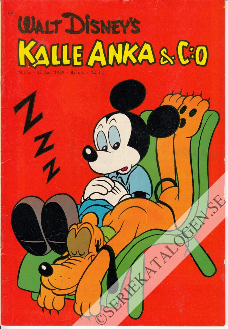 Framsida på Kalle Anka & C:o #2 (1959)