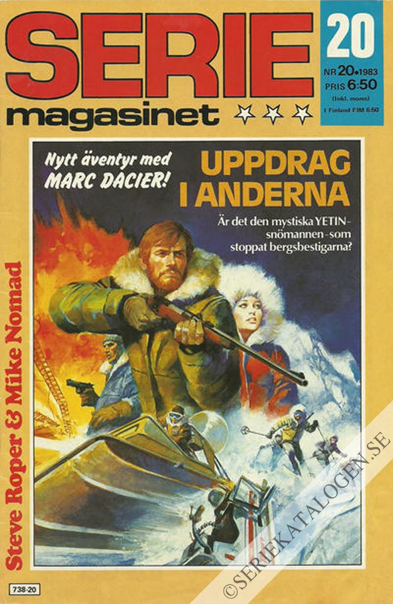 Framsida på Seriemagasinet #20 (1983)