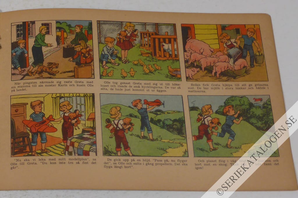 Exempel på Nalle och Lisa på landet (1955)