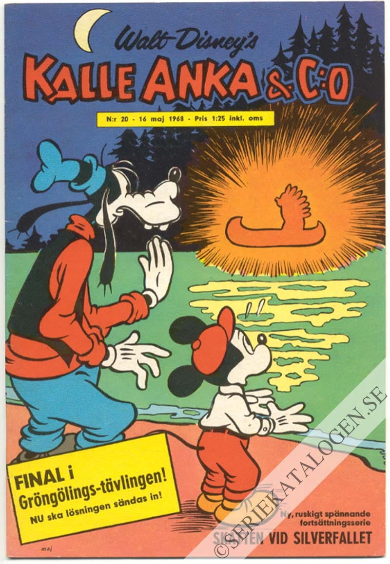 Framsida på Kalle Anka & C:o #20 (1968)