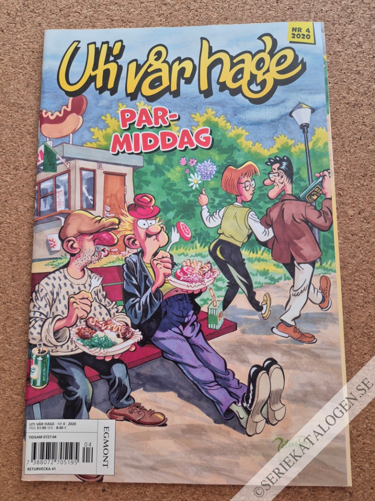 Framsida på Uti vår hage #4 - parmiddag (2020)