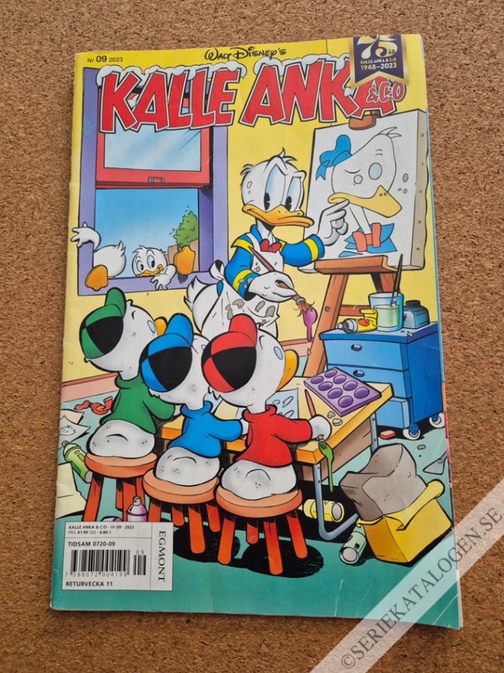 Framsida på Kalle Anka & C:o #9 (2023)