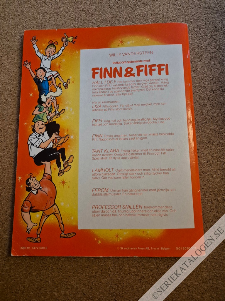 Baksida på Den magiska strålen (19??)