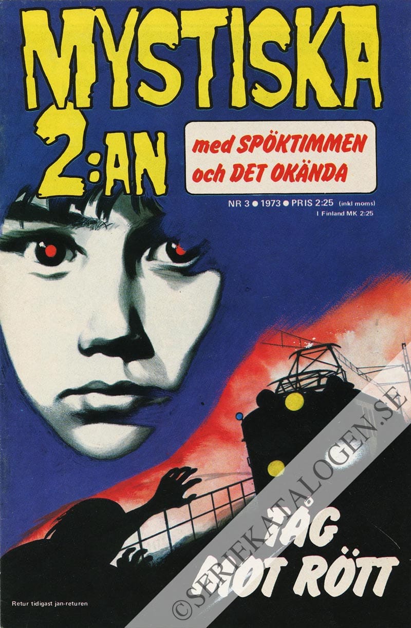 Framsida på Mystiska 2:an #3 (1973)