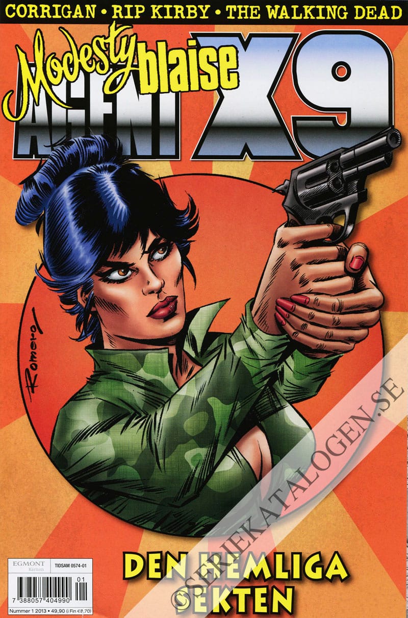 Framsida på Agent X9 #1 (2013)