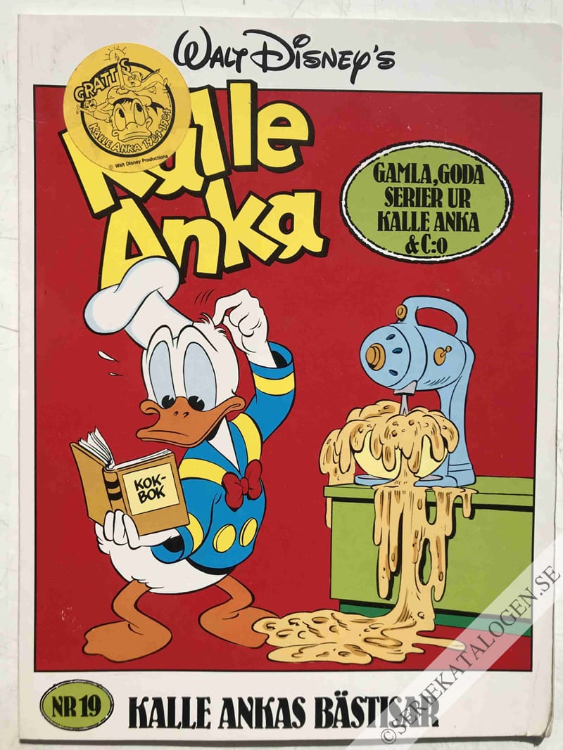 Framsida på Kalle Ankas bästisar #19 (1983)