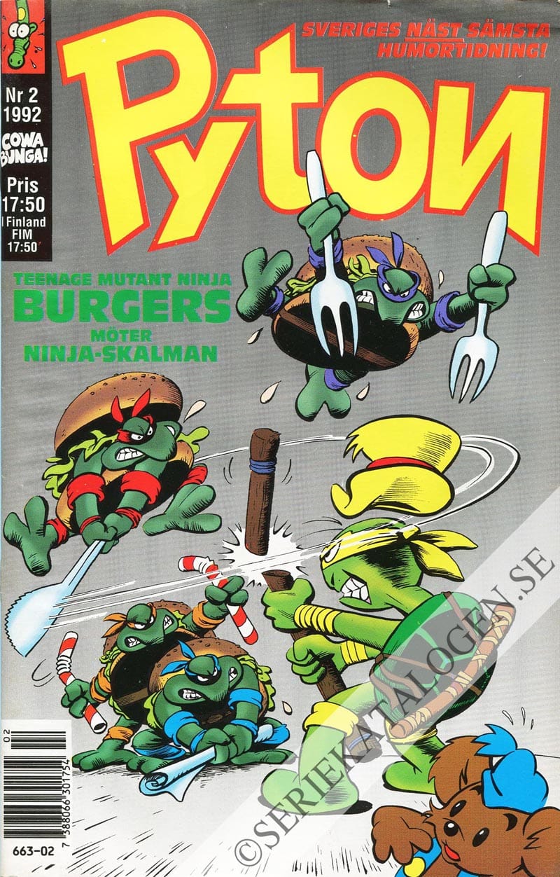 Framsida på Pyton #2 (1992)