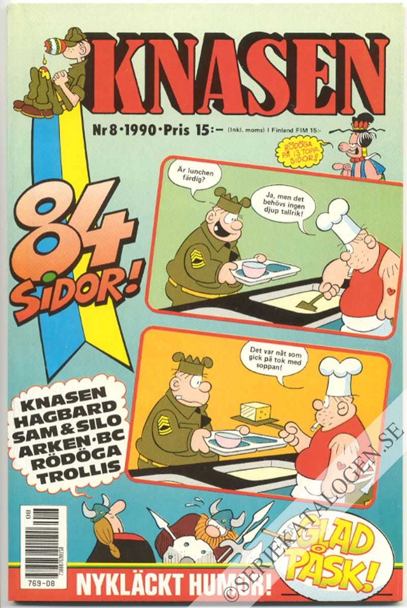 Framsida på Knasen #8 (1990)