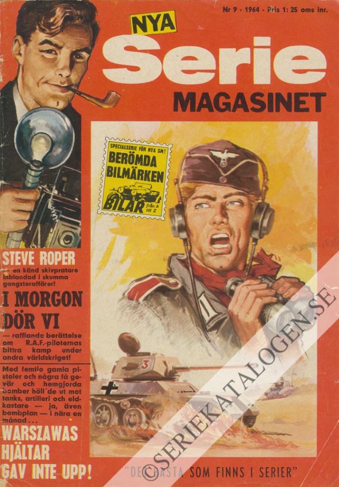 Framsida på Seriemagasinet #9 (1964)