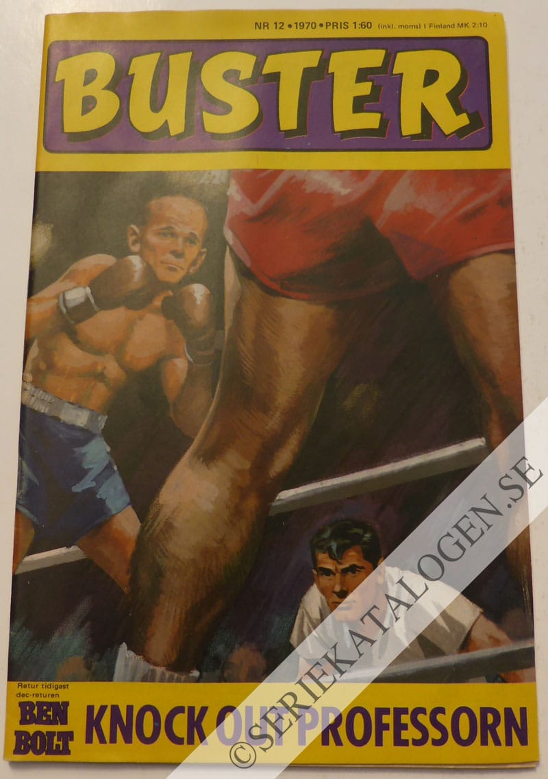 Framsida på Buster #12 (1970)